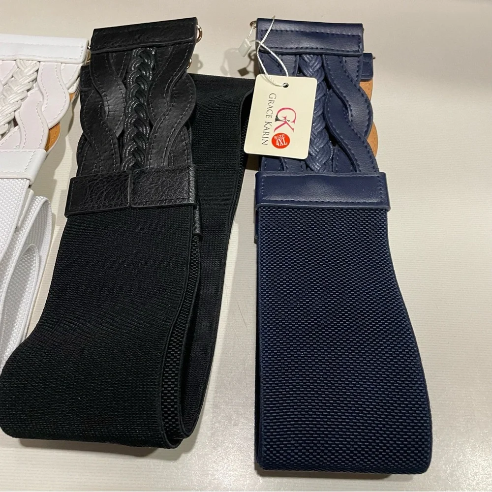 Grace Karin 4 Braided Belts 4X 46” New - Picture 8 of 10
